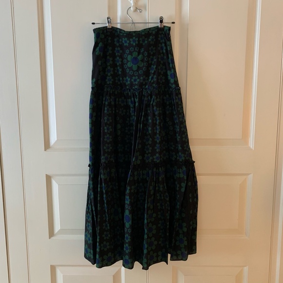 Cynthia Rowley - Cameron Cotton Tier Skirt, S - Picture 6 of 8